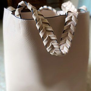 Jules Kae Blush Pink Nude Vegan Leather Tote